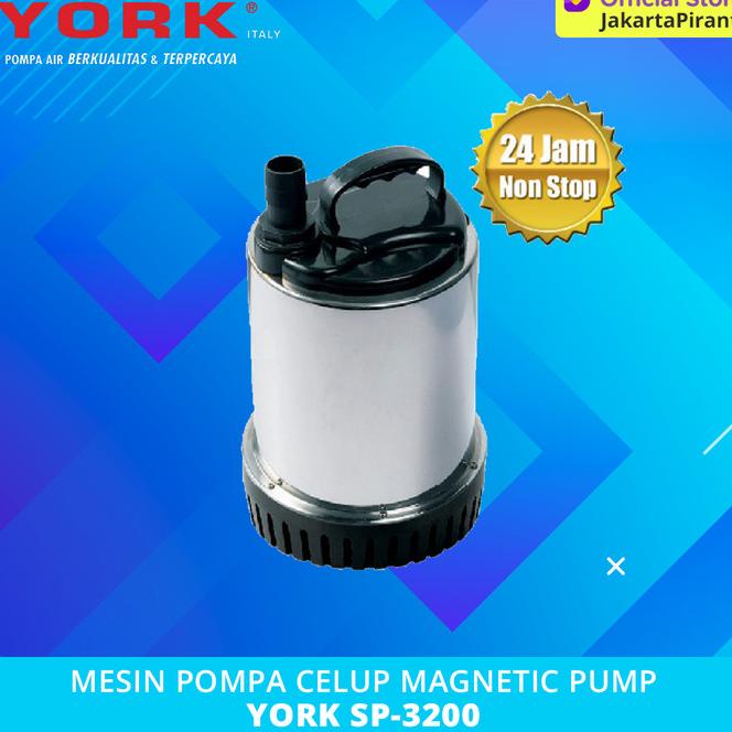 Mesin Pompa Celup Kolam York Italy Sp-3200 Magnetic Pump