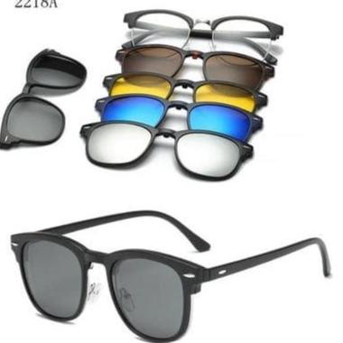 Free Cleaner Kacamata Clip On 2218A 5 Lensa Super