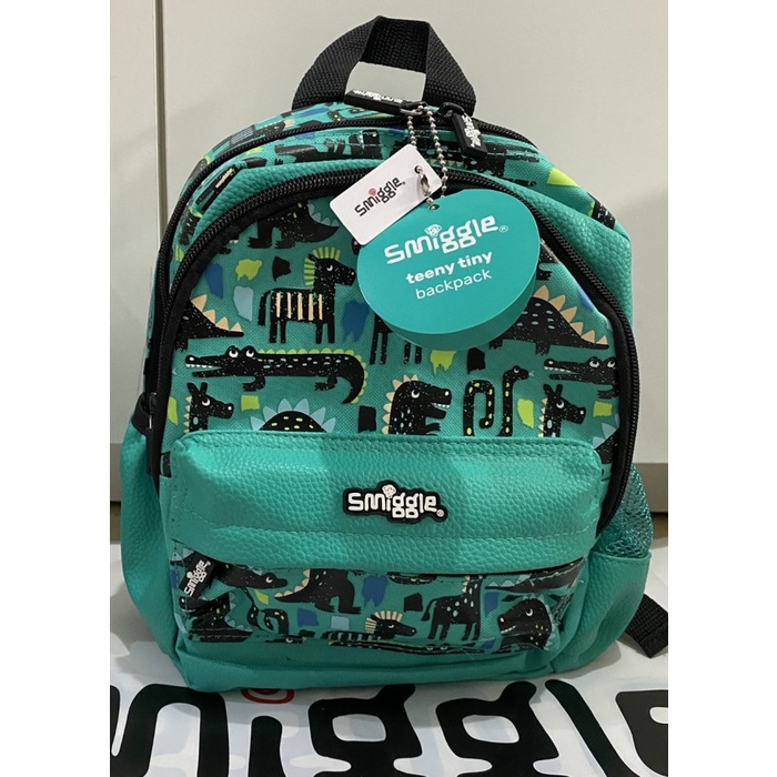 Smiggle Backpack Teeny Tiny Animals Lion Dino Tas Ransel Anak Original new