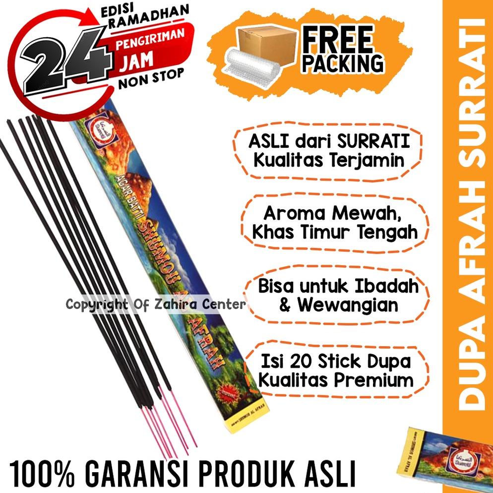 Grosir Dupa Shumou Al Afrah Agarbatti Asli Surrati Bukhur Stick Lidi Hio Wangi Timur Tengah Stik Ara
