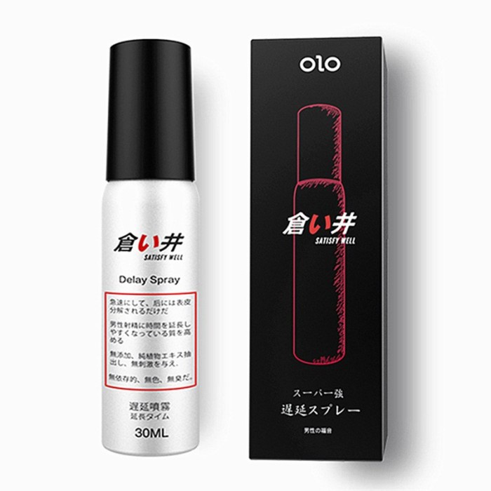 OLO DELAY SPRAY SATISFY WELL MADE IN JAPAN