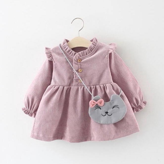 VIRAL|| INCESSBABY Baju Dress Anak Dress Korea Anak Perempuan Gaun Bayi Dres Bayi Perempuan Import D