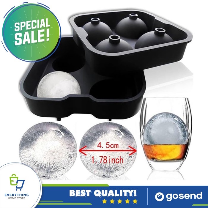 Cetakan Es Batu Bulat Cetakan Es Batu Bola