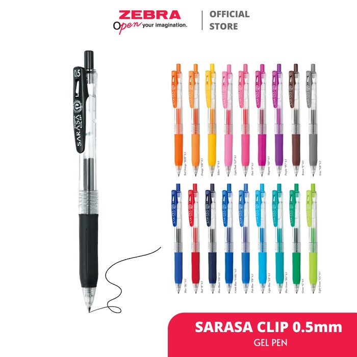 

Terlaris Paket Pulpen Sarasa Clip & Refill 0.5,0.7,1.0