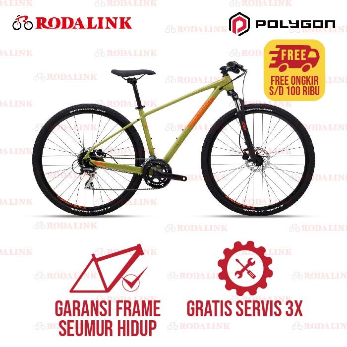 Terlaris Polygon Sepeda Hybrid Heist X2
