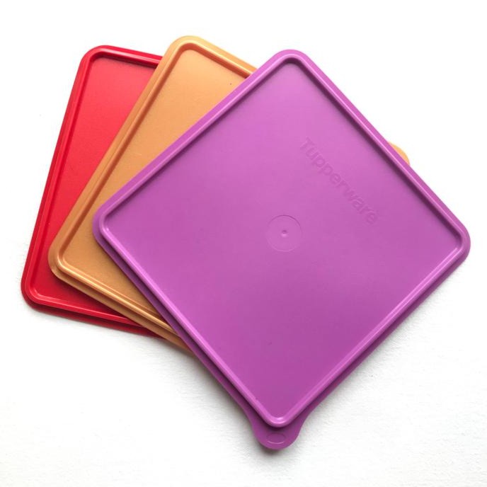 Tutup Tupperware Kotak 25 X 25Cm / Seal Tupperware Kotak Kue -Sherlyashope