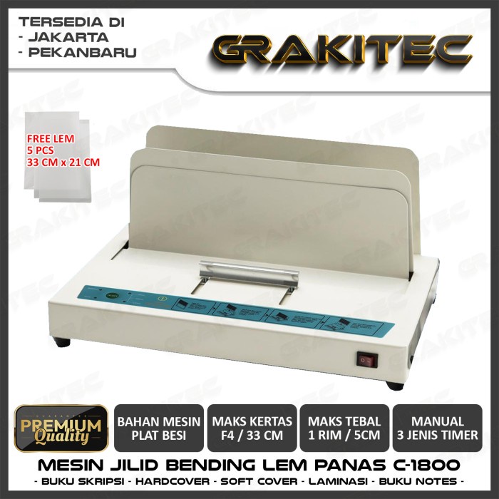 Mesin Jilid Buku Bending Lem Panas Bending