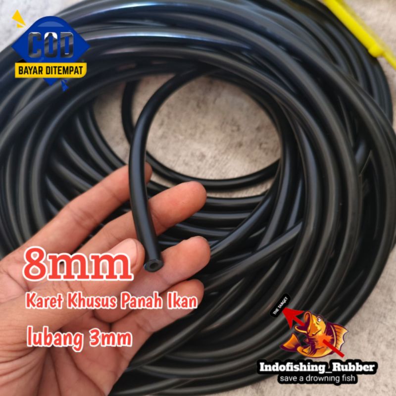 Karet Speargun 8mm Karet KhususPanah Ikan 3080 PREMIUM