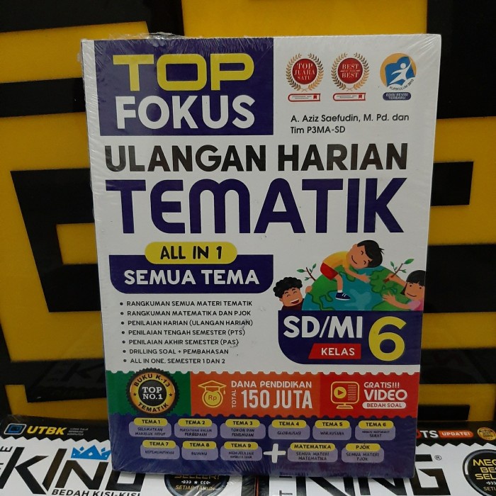 MUST HAVE BUKU TOP FOKUS ULANGAN HARIAN TEMATIK SD KELAS 6 TERMURAH