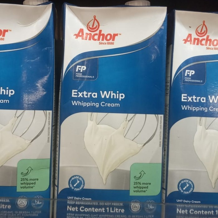 

Anchor Extra Whip Whipping Cream 1 Liter