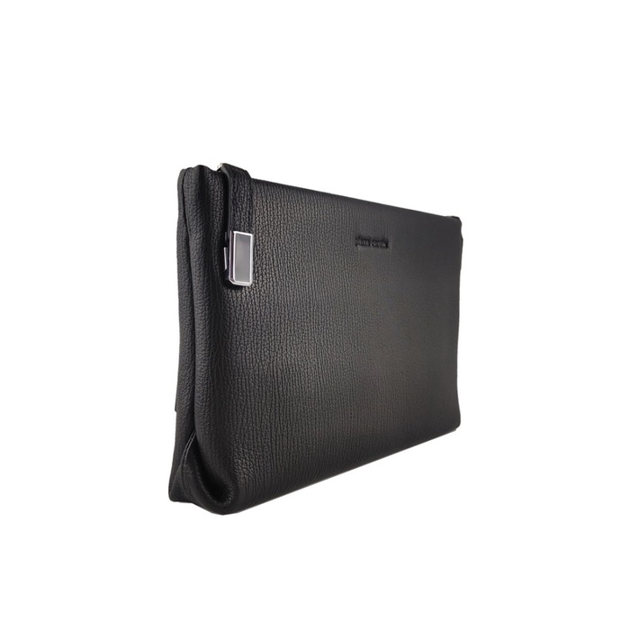 Pierre Cardin Clutch Handbag Leather Tas Pria Kulit 0112825101Bla
