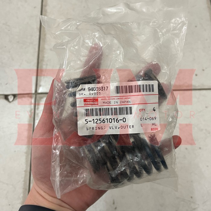 SPRING VALVE OUTER / PER KLEP LUAR ISUZU 4BD1T 6BD1T ASLI 5125610160