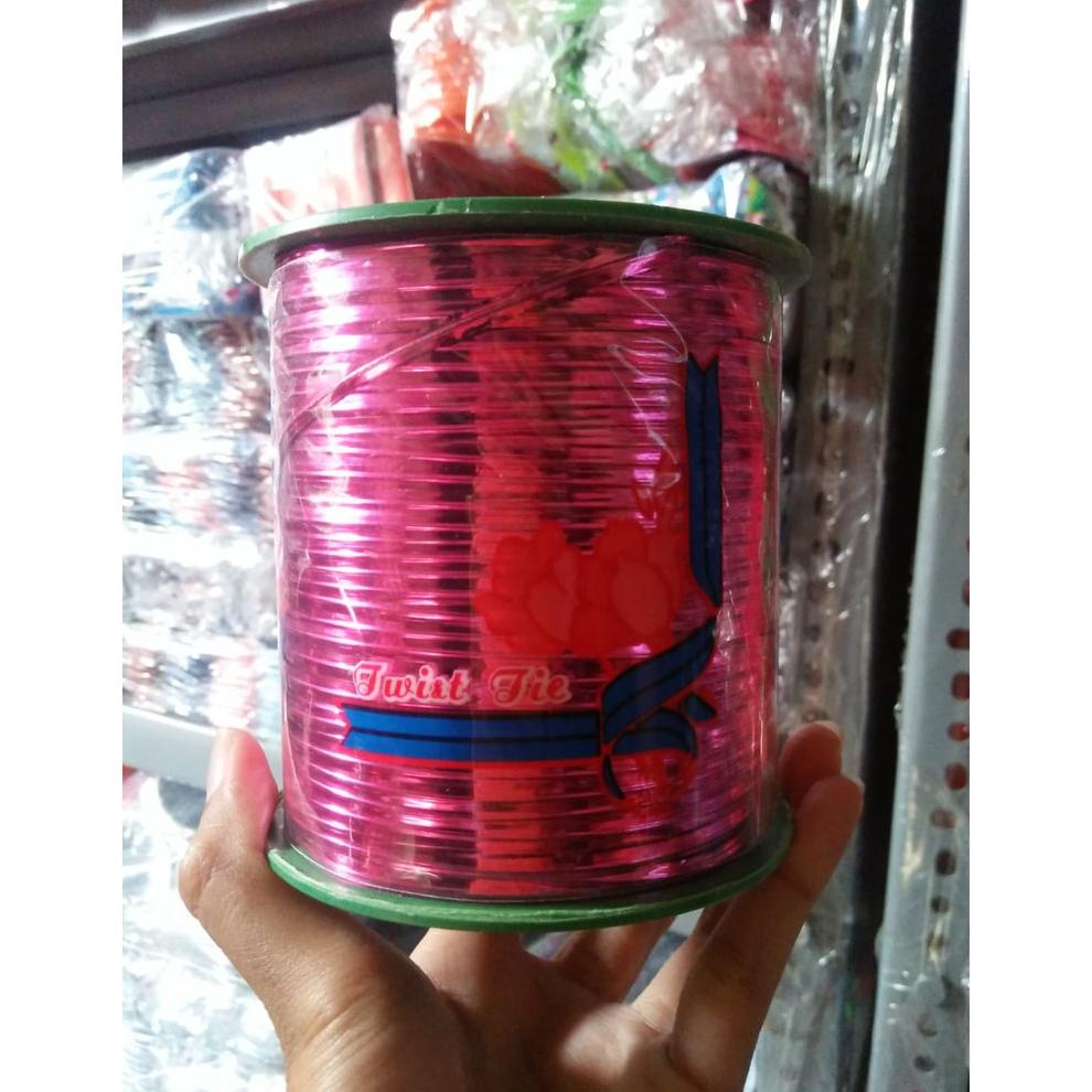 

Limited Pita Kawat Warna Gulungan Besar Isi 500 Yard 450 Meter Untuk Pengikat Kemasan Dengan Bahan Metalik S23Y