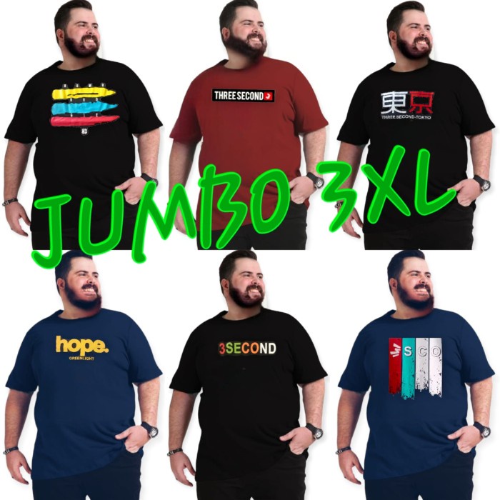 KAOS PRIA XXXL BAJU DISTRO PRIA XXXL KAOS SIZE JUMBO PRIA WANITA 3XL