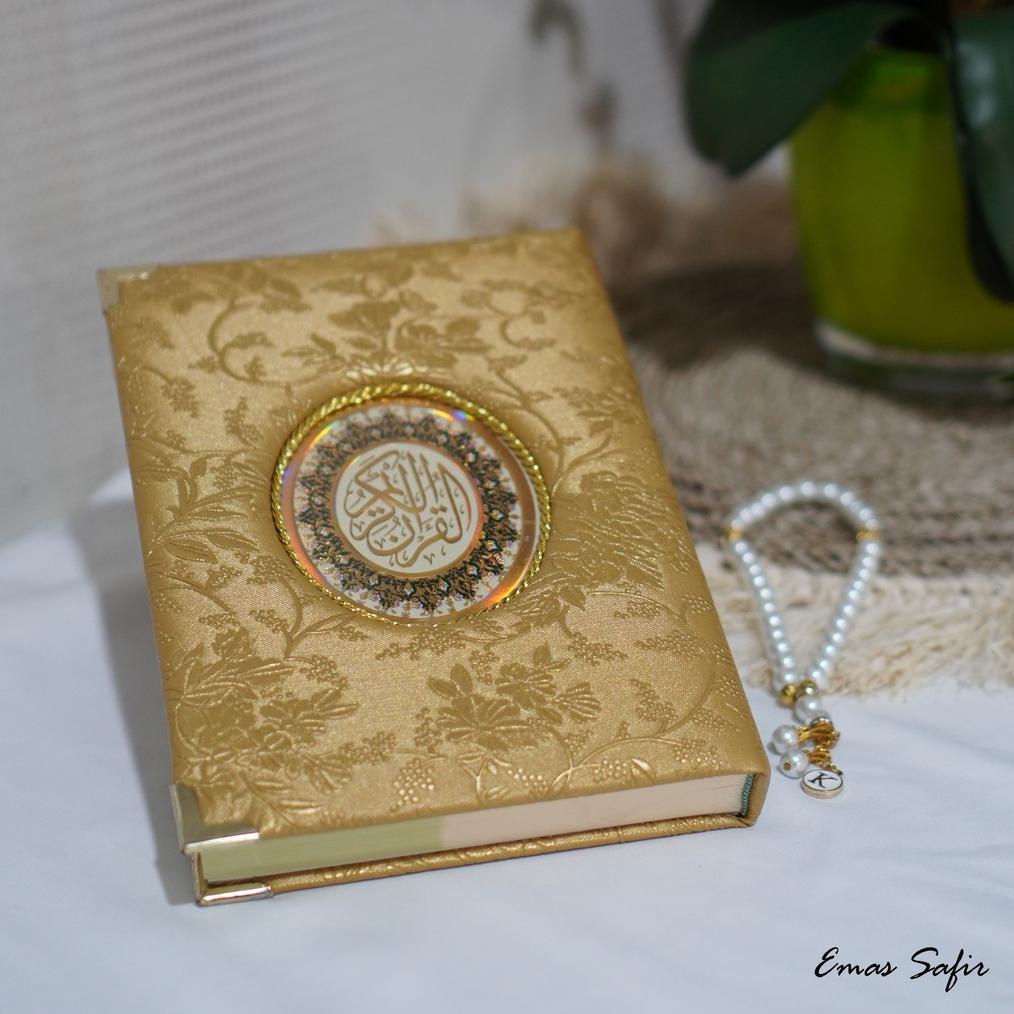 Populer Al-Qur'An Premium Lux De' Flower Classic. Free Tasbih Mutiara Premium Erp