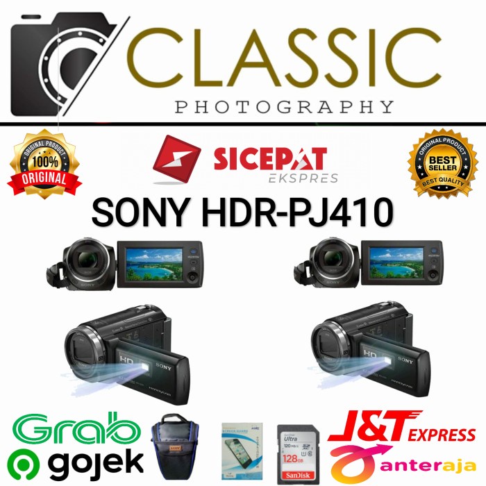 SONY HDR-PJ410 FULL HD CAMCORDER / HANDYCAM SONY PJ410 / SONY PJ410