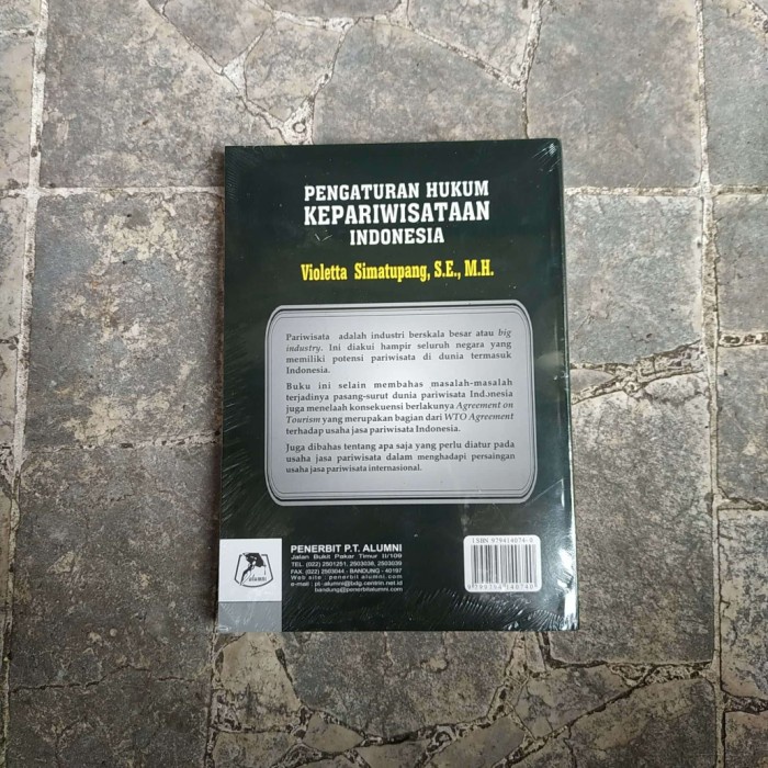 FLASH SALE BUKU PENGATURAN HUKUM KEPARIWISATAAN INDONESIA VIOLETTA SIMATUPANG TERLARIS