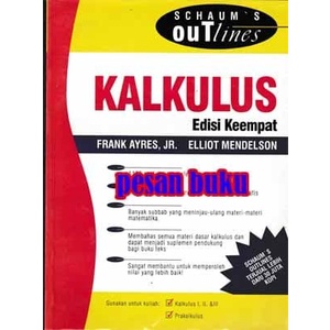 MUST HAVE BUKU SCHAUMS OUTLINES KALKULUS EDISI 4 TERMURAH
