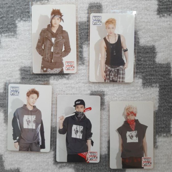 PROMO EXO - OFFICIAL PHOTOCARD NON ALBUM (BWCW, FORTUNE COOKIE, ARTIUM, TERBARU