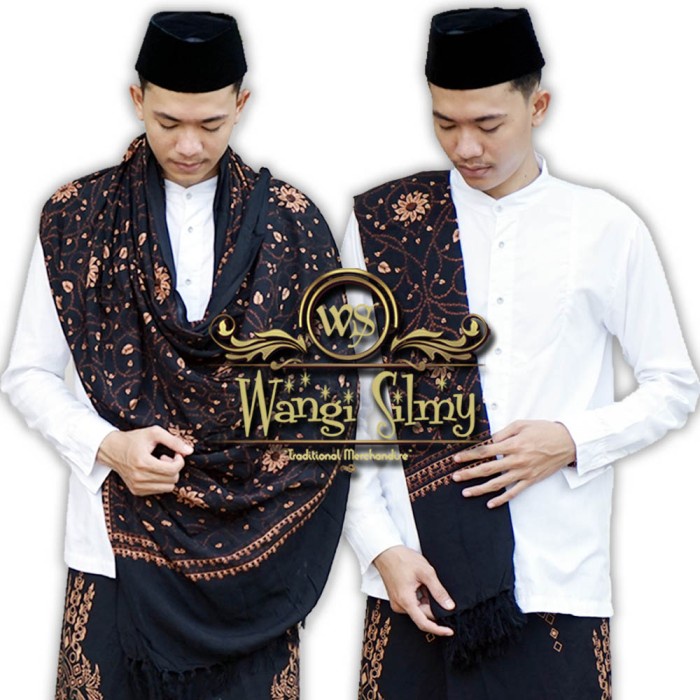 Bestseller Sorban Putih Motif Kashmiri Print - Sorban Putih Habib