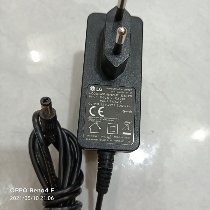 Terlaris Adaptor 12V 2.5A Original Lg