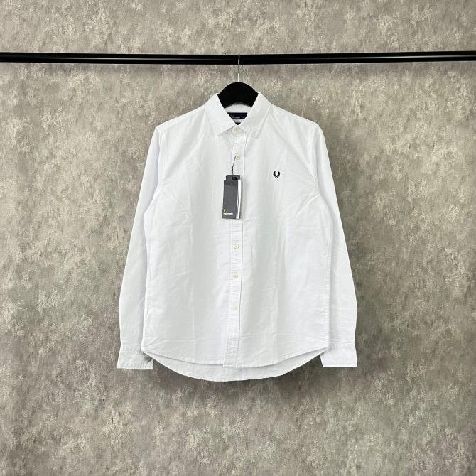 Kemeja Fred Perry Panjang Pria Hem Casual Pria Kemeja Polos Pria Worldfashion02