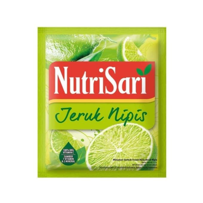 

Nutrisari Rasa Jeruk Nipis isi 4 Renceng - Nutrisari Buah