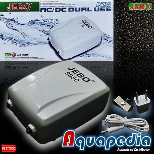 Jebo 9950 Pompa Udara AC/DC Dual Use Air Pump ORIGINAL