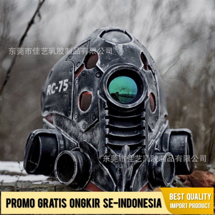 Best Seller Topeng Permainan Cyberpunk Cyberpunk Masker Helm Halloween Steampunk