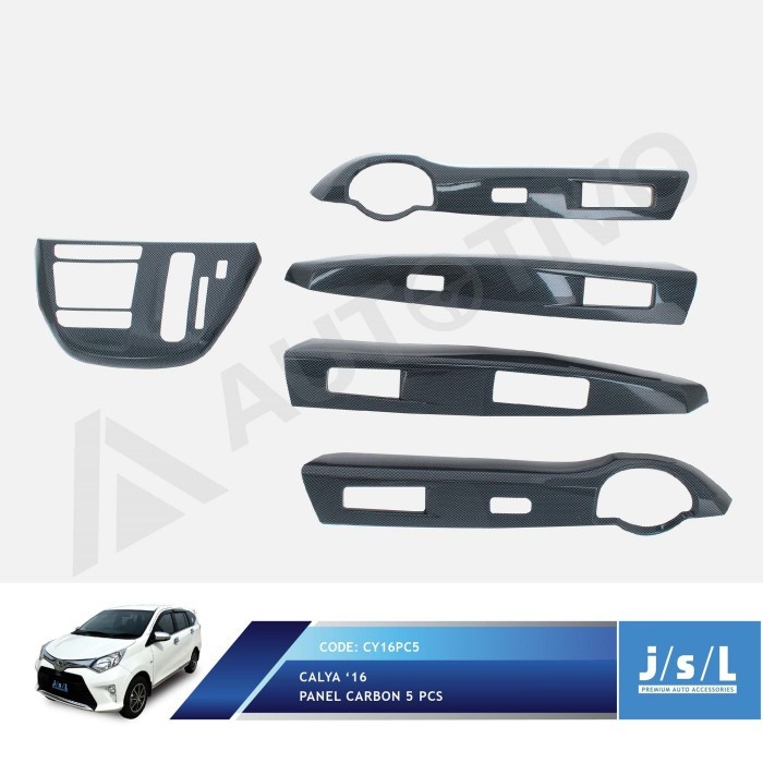 BEST PRODUCT" Toyota Calya Panel Carbon Interior 5 Pcs JSL