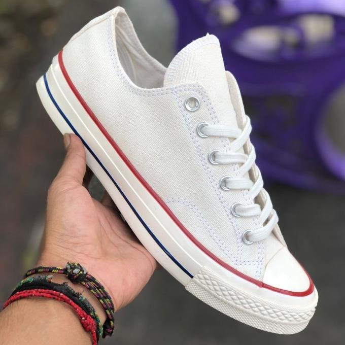 Sepatu Pria Sepatu Converse Putih Pendek Allstar Original Vietnam 37-43