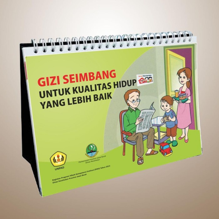 Terlaris Lembar Balik Gizi Seimbang Dinkes