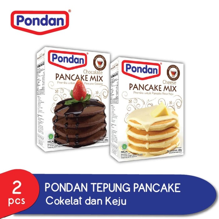 

Terlaris Pondan Pancake Cokelat 250G & Pancake Keju 250G