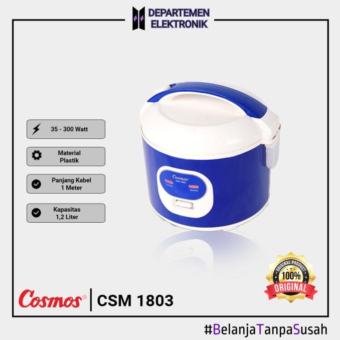 Cosmos 1803 Magic Com 1.2 Liter Nonstick