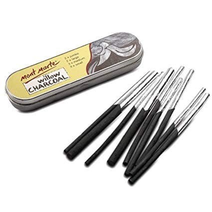 

Terlaris Willow Charcoal In Tin 10Pce (Mpn0043)/ Charcoal Willow Mont Marte