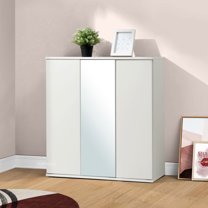 Ifurnholic Sassy Shoe Cabinet 800 - Furniture Rak Sepatu -Sherlyashope