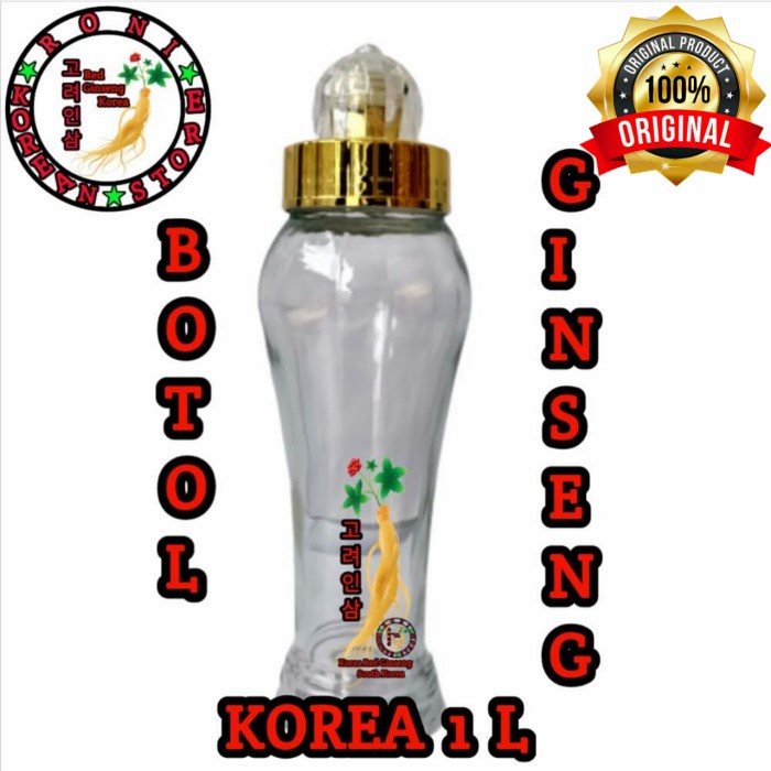 Botol Ginseng Korea 1 Liter -Sherlyashope