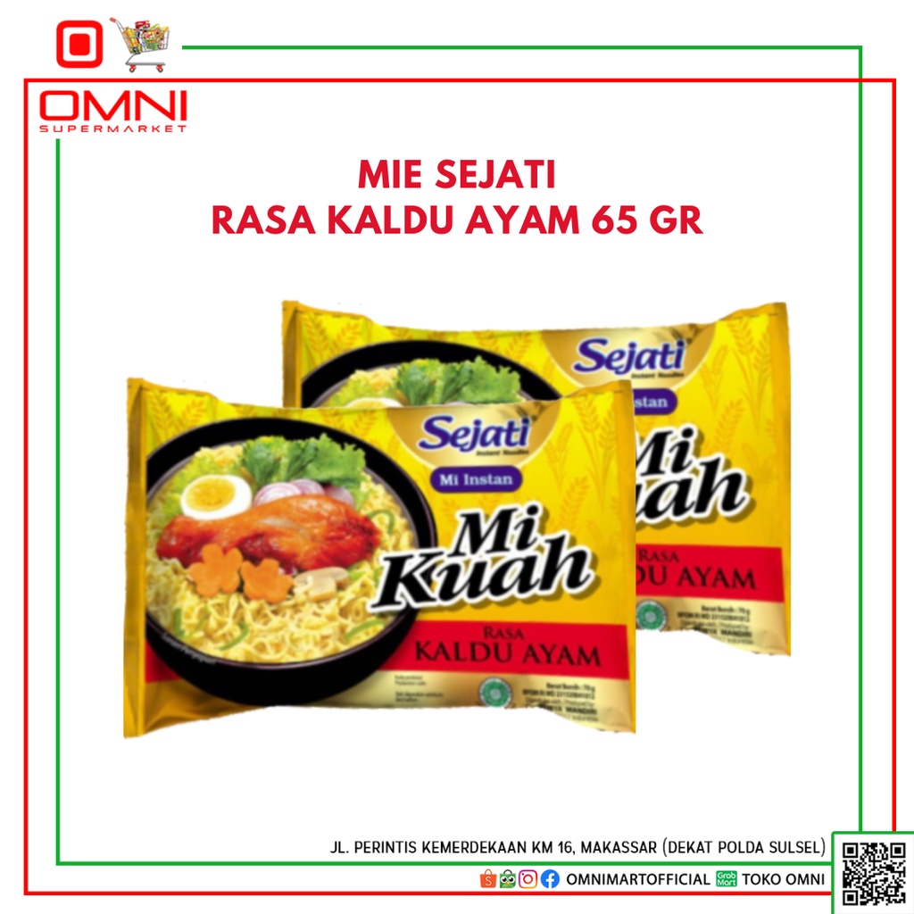 

Mie Sejati Kaldu Ayam 65g