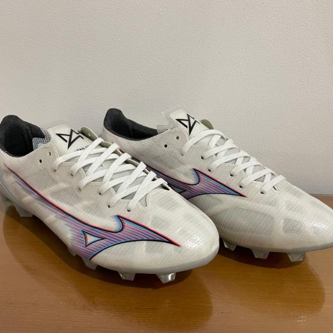 Sepatu Bola Mizuno Alpha Made in Japan White