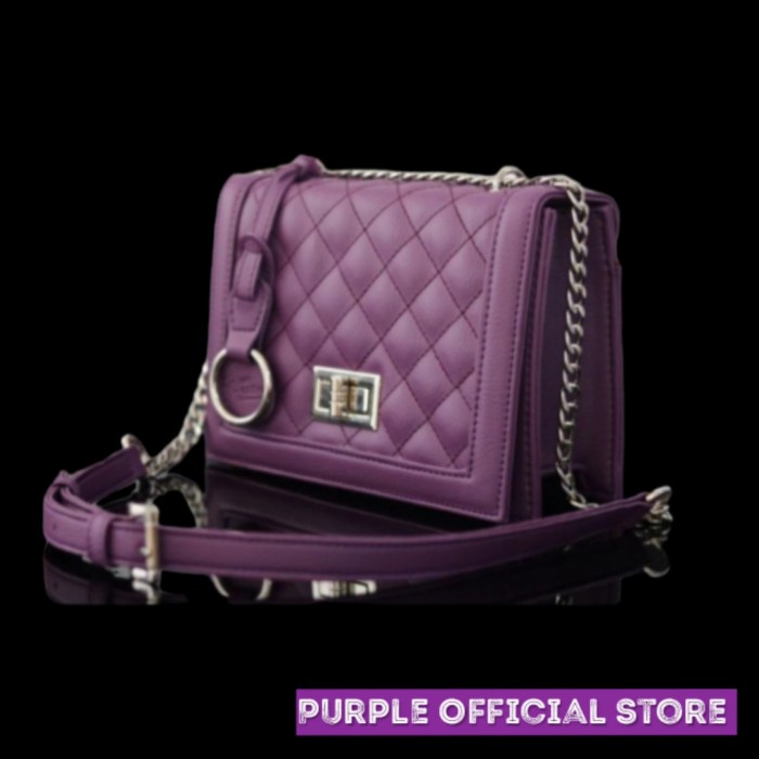 HOT SALE TAS SELEMPANG WANITA UNGU TAS SLINGBAG WANITA - UNGU TERBARU