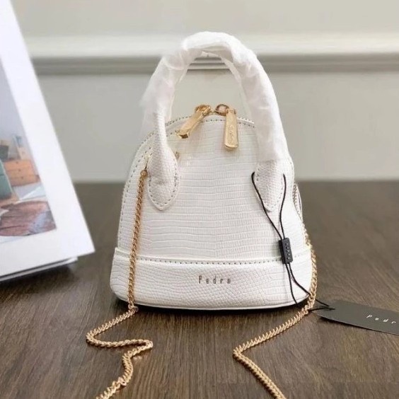 PROMO SLINGBAG PDRO TAS SELEMPANG PDR TAS WANITA PEDRO MINI LIZARD-EFFECT TERMURAH