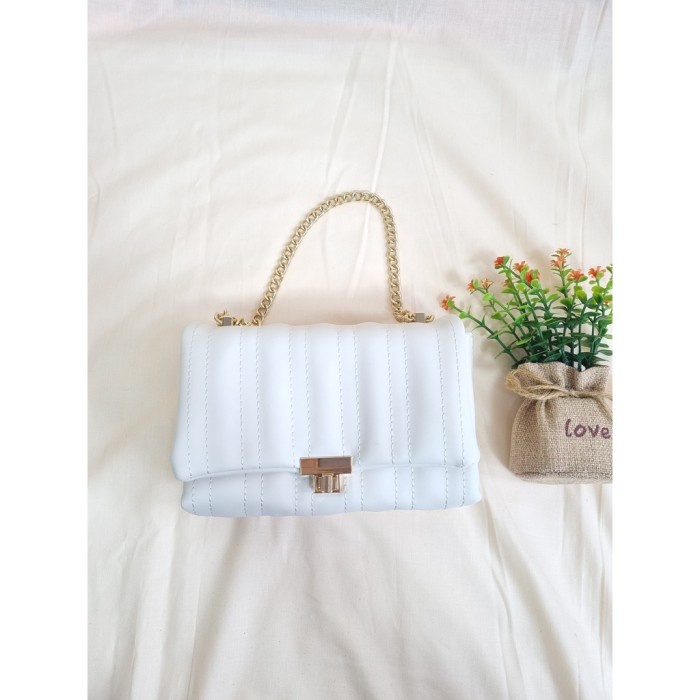 DISKON SPESIAL ZARA TAS QUILTED MIDI WANITA CROSSBODY SELEMPANG SMALL TERLARIS