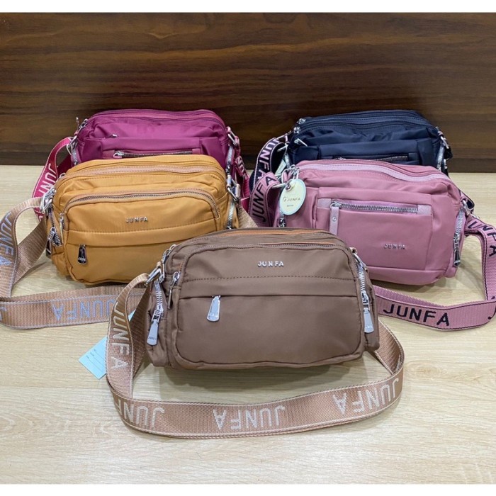 DISKON SPESIAL TAS SELEMPANG WANITA MURAH IMPORT JUNFA 9895 ORIGINAL TERMURAH