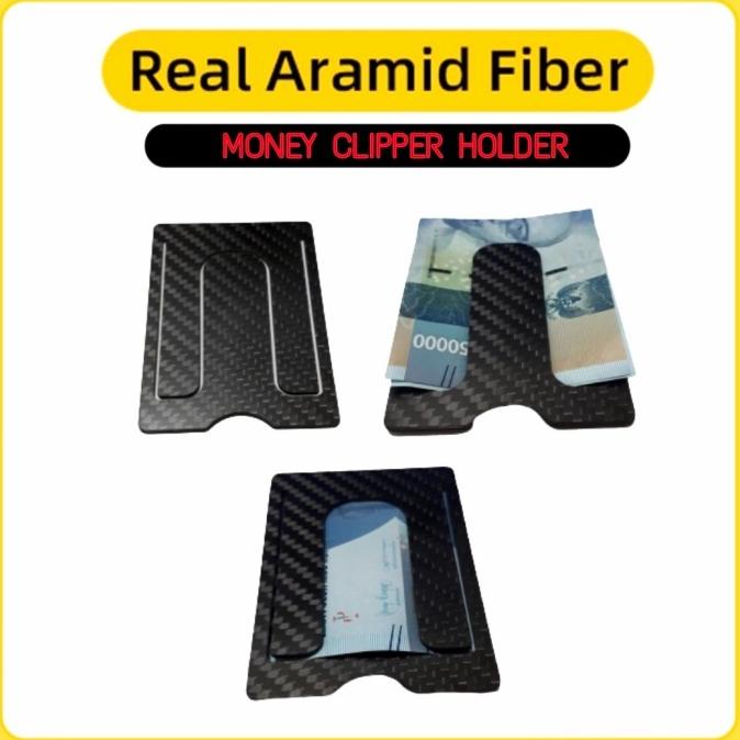

Penjepit Uang - Money Clipper Holder Real Carbon (Bukanpitaka)