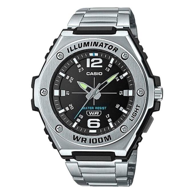 Jam Tangan Pria Casio General Mwa-100Hd-1Avdf Illuminator Black Dial