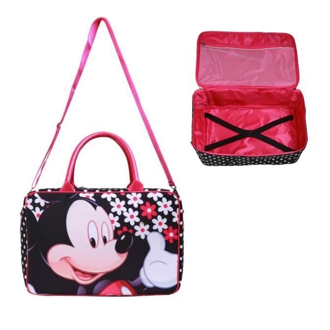 

Travel Bag Koper Anak Kanvas Besar Mickey Minnie Komplit Aksesoris