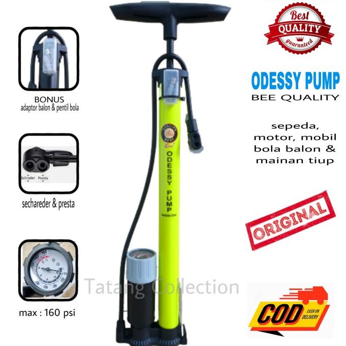TERMURAH Pompa Ban Pompa Angin Sepeda Motor ODESSY JEMBOLY ALOY