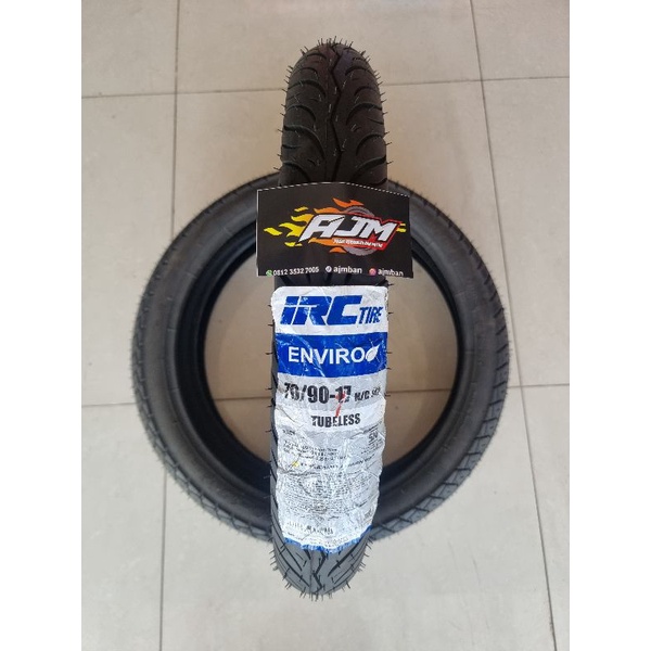 BAN IRC TIRE ENVIRO 70/90-17 M/C 38P TUBELLES