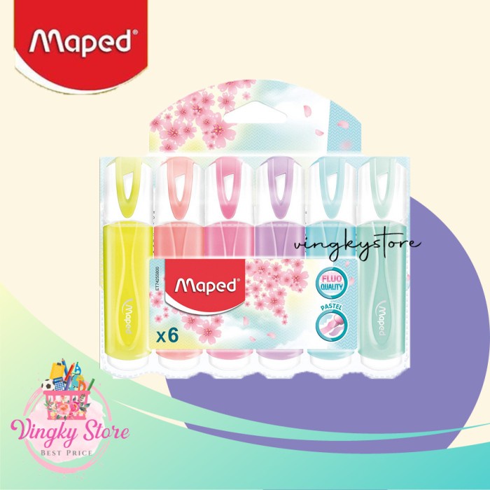 

Bestseller Stabilo / Highlighter Maped Fluopeps Pastel 1Set