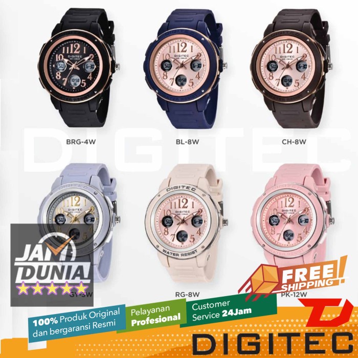 HOT SALE DIGITEC ORIGINAL BDA-4091T RG BDA4091 DIGITEC 4091 JAM TANGAN WANITA TERBARU